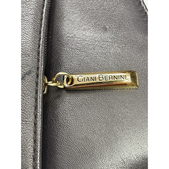 Giani Bernini Women’s Brown Genuine Leather Shoulder Bag - Picture 8 of 10